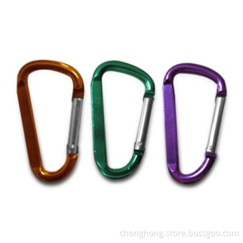 Snap Hooks with Screws, Aluminum Finish, Sized 4 to 14mm and Available in Zinc-plating